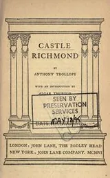 Cover of Castle Richmond