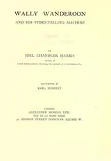 Cover of Wally Wanderoon and his story-telling machine