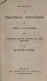 Cover of Importance of practical education and useful knowledge