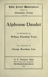 Cover of Alphonse Daudet's short stories