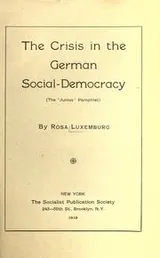 Cover of The crisis in the German social-democracy