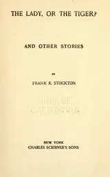 Cover of The lady, or the tiger?