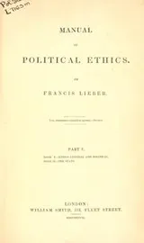 Cover of Manual of political science