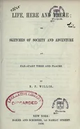 Cover of Life, here and there