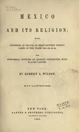Cover of Mexico and its religion