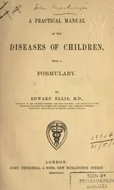Cover of A practical manual of the diseases of children