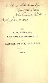 Cover of The life, journals, and correspondence of Samuel Pepys ..