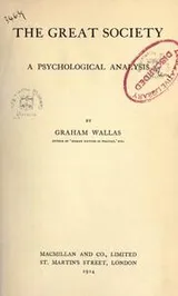 Cover of The great society