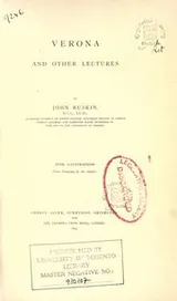 Cover of Verona And Other Lectures