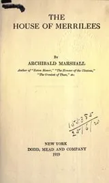 Cover of The house of Merrilees