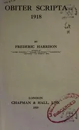 Cover of Obiter scripta, 1918