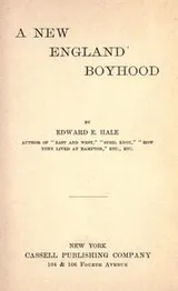 Cover of A New England boyhood