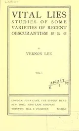 Cover of Vital lies