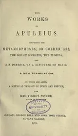 Cover of The golden asse of Lucius Apuleius