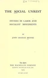 Cover of The social unrest