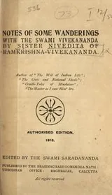 Cover of Notes of some wanderings with the Swami Vivekananda