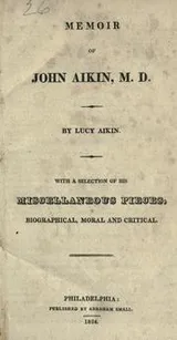 Cover of Memoir of John Aikin