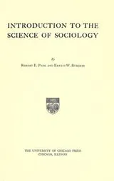 Cover of Introduction to the science of sociology