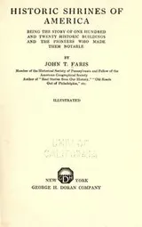 Cover of Historic shrines of America
