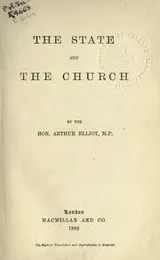 Cover of The state and the church