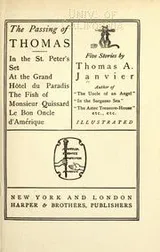 Cover of The passing of Thomas