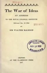 Cover of The war of ideas