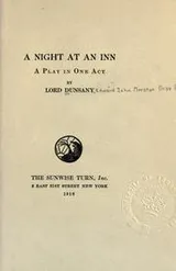 Cover of A night at an inn, a play in one act