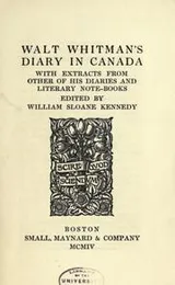 Cover of Diary in Canada