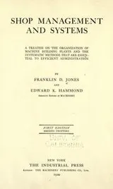 Cover of Shop management and systems