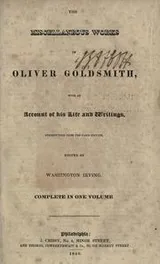 Cover of The miscellaneous works of Oliver Goldsmith