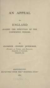 Cover of An appeal to England against the execution of the condemned Fenians