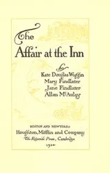 Cover of The affair at the inn