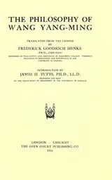 Cover of The philosophy of Wang Yang-ming