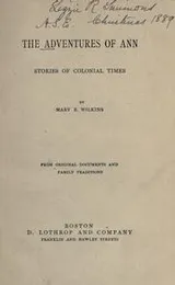 Cover of The adventures of Ann