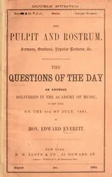 Cover of The questions of the day