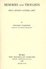 Cover of Memories and thoughts: men--books--cities--art