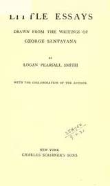 Cover of Little essays drawn from the writings of George Santayana