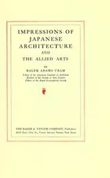 Cover of Impressions of Japanese architecture and the allied arts