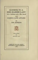 Cover of Sonnets to a red-haired lady (by a gentleman with a blue beard) and famous love affairs