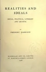 Cover of Realities and ideals