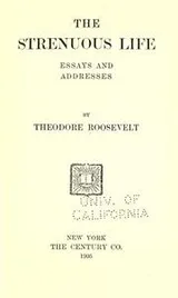 Cover of The strenuous life