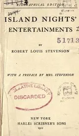 Cover of Island nights' entertainments