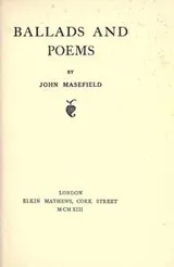 Cover of Ballads and Poems (Collected Works of John Masefield)