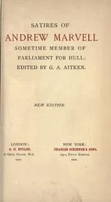 Cover of Satires of Andrew Marvell