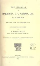 Cover of The journals of Major-Gen. C.G. Gordon, C.B., at Kartoum