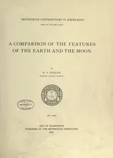Cover of A comparison of the features of the earth and the moon