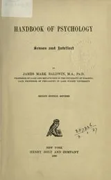 Cover of Handbook of Psychology vol 1, Senses and Intellect