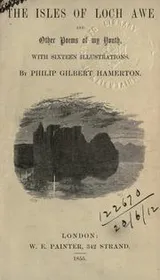 Cover of The isles of Loch Awe and other poems of my youth