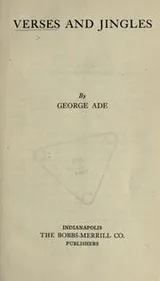 Cover of Verses and jingles