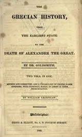 Cover of The Grecian history, from the earliest state to the death of Alexander the Great ...